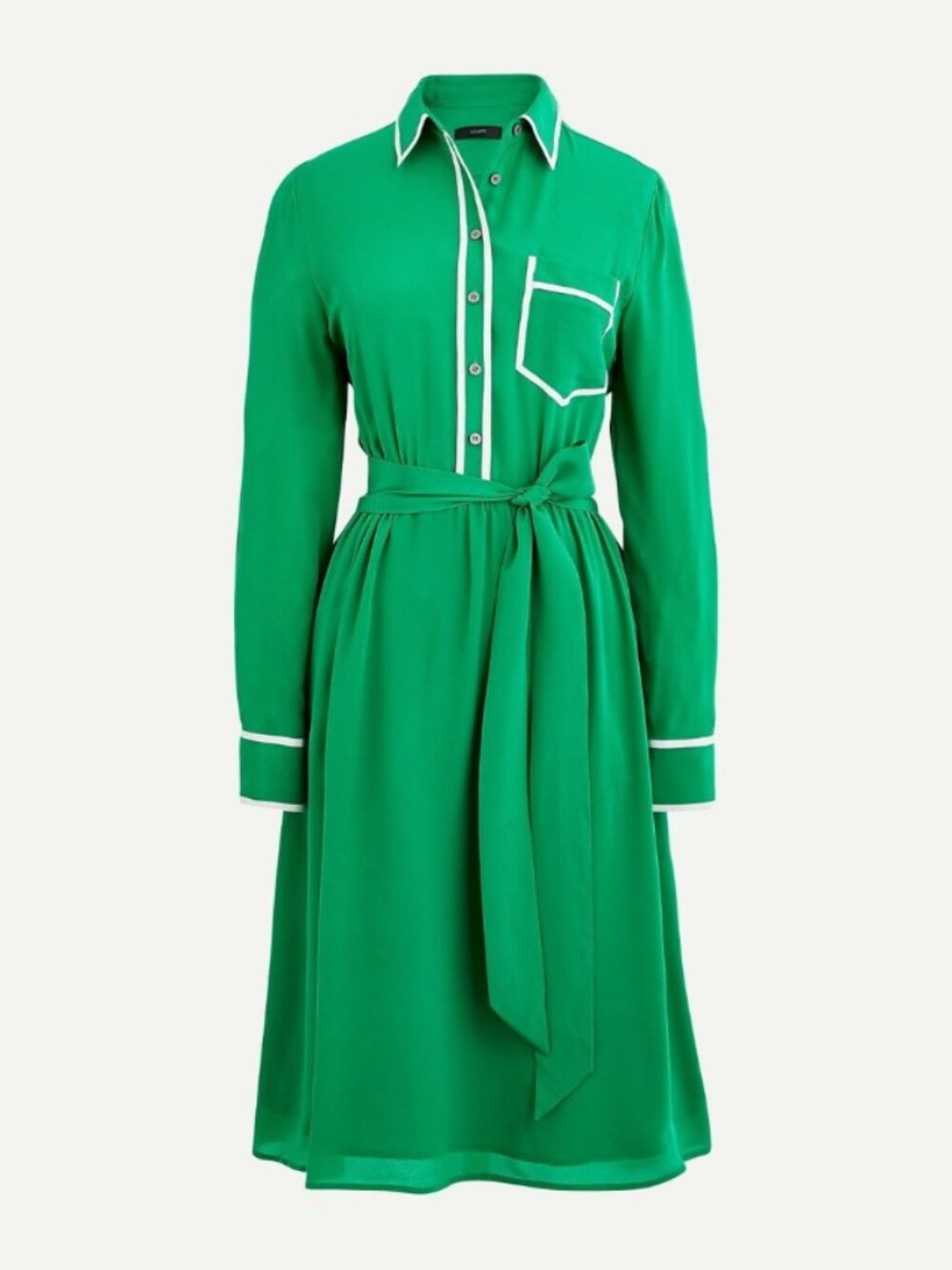 J.Crew A-line Silk Shirt-dress